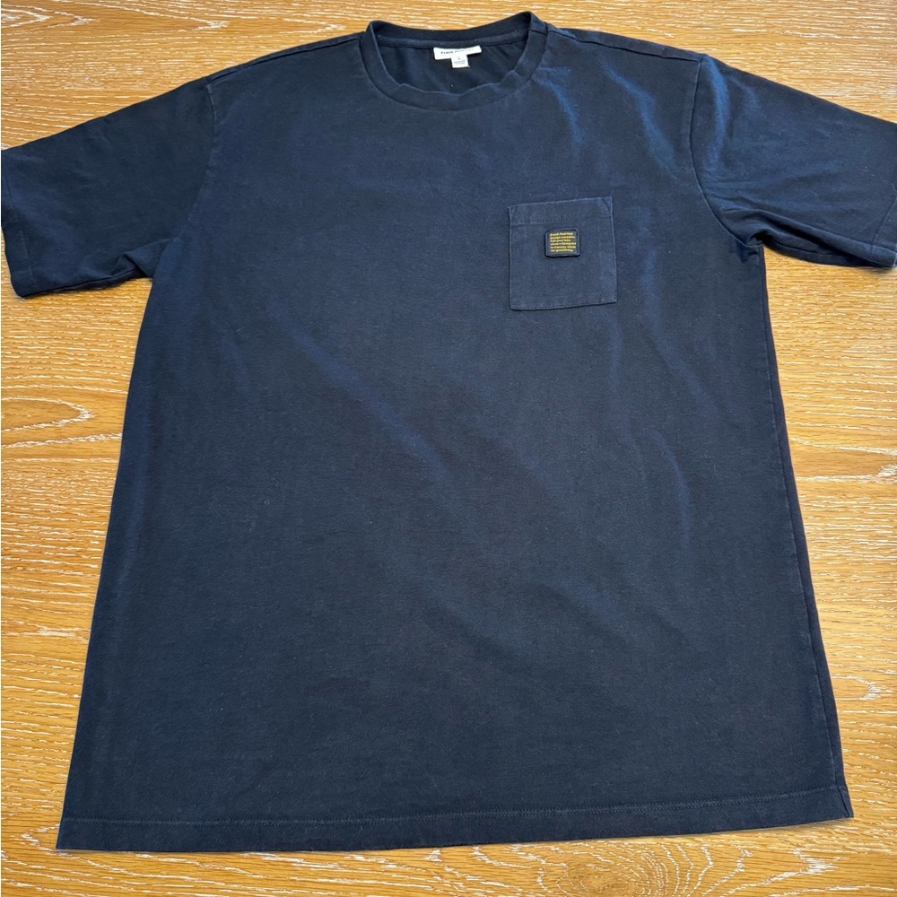 Frank & Oak Black Short Sleeve Tee